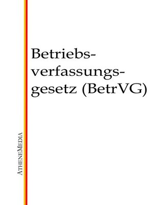 cover image of Betriebsverfassungsgesetz (BetrVG)